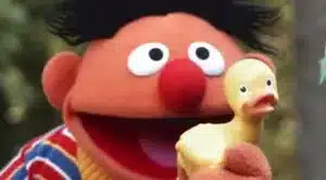 ernie and his duck