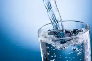 Water in a glass