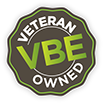 Veteran Business Enterprise (VBE) owned badge highlighting North Coast Seal's commitment to veteran entrepreneurship.